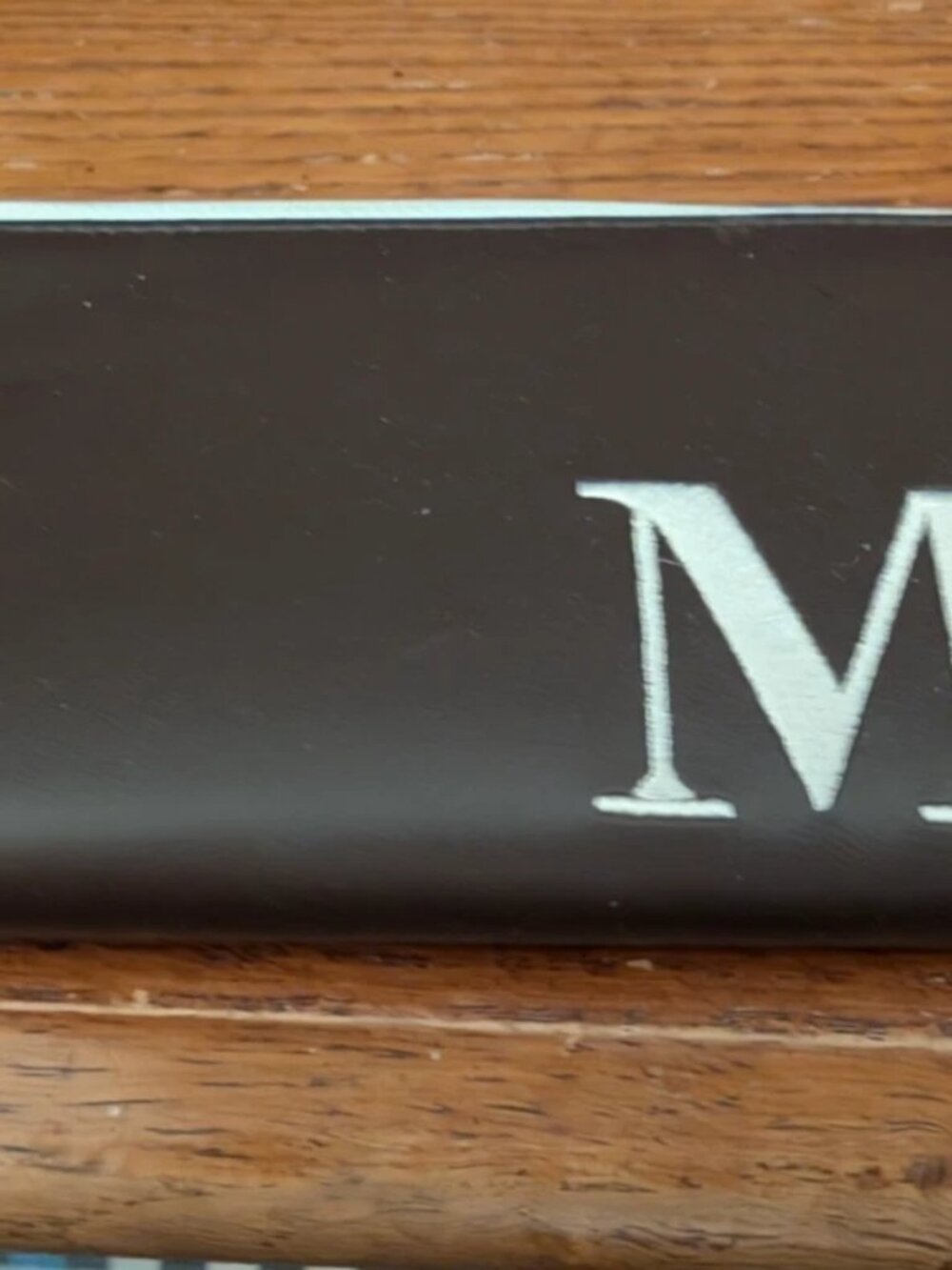 Monogramed "M" Clutch /Wallet